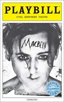Macbeth Limited Edition Official Opening Night Playbill starring Alan Cumming 